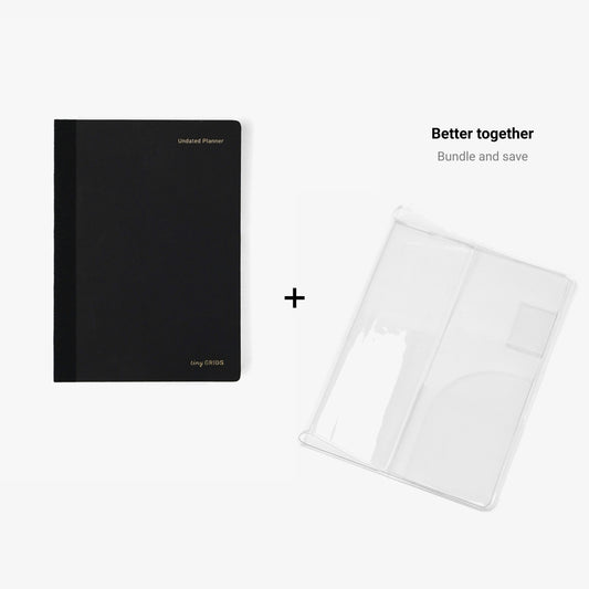 A6 Horizontal Undated Dual Planner