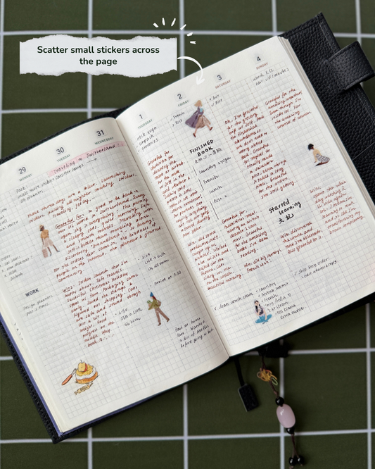 How to Create Aesthetic Planner Pages Without Going Overboard on Stickers
