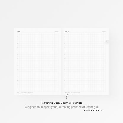 [Crowdfunding] B6 2027 Daily Planner (with Journal Prompts)