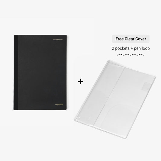 A5 Vertical Undated Dual Planner