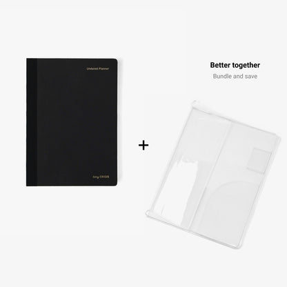 A6 Horizontal Undated Dual Planner