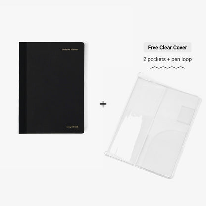 A6 Horizontal Undated Dual Planner