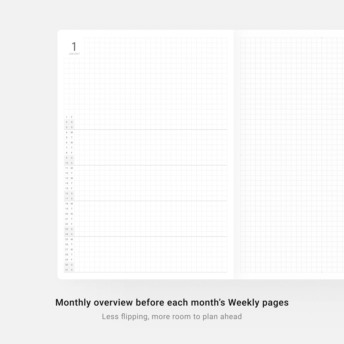 [Pre-Order] B6 Horizontal 2027 Dual Planner