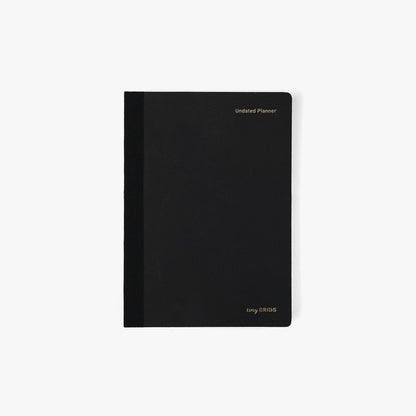 A6 Horizontal Undated Dual Planner