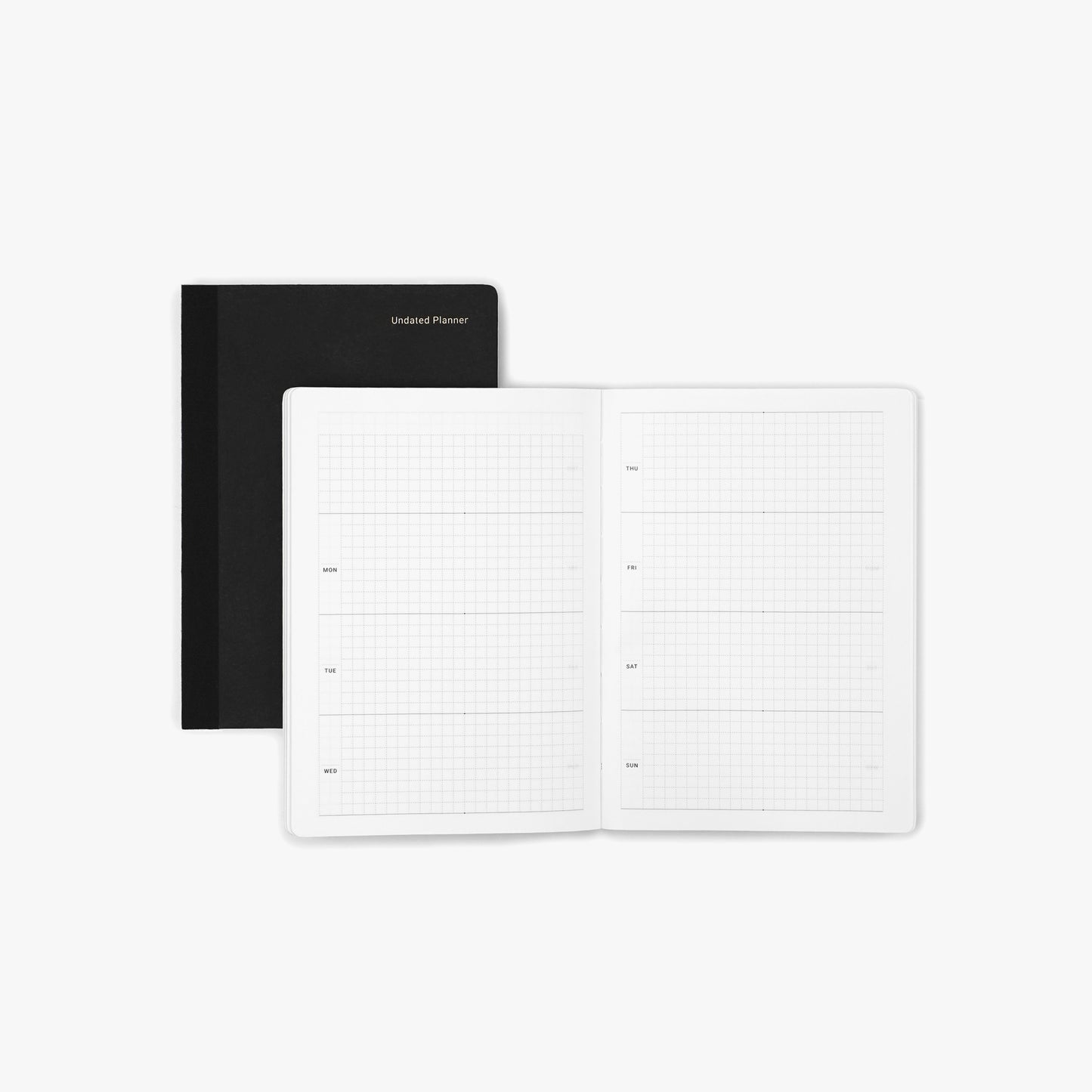 A6 Horizontal Undated Dual Planner