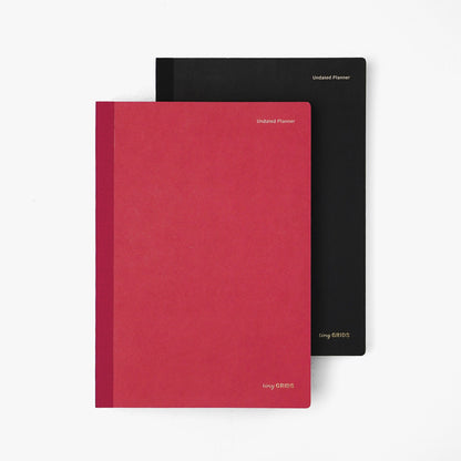 A5 Vertical Undated Dual Planner