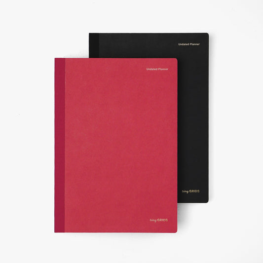 A5 Vertical Undated Dual Planner