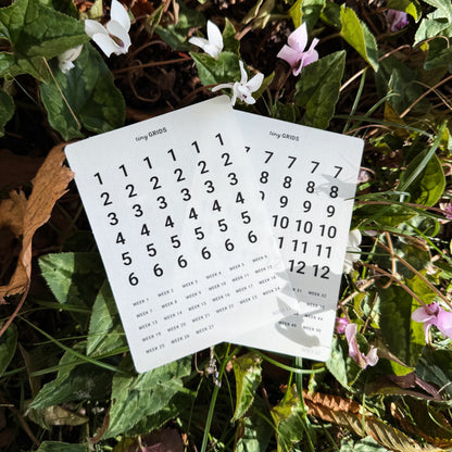 Month and Week Number Kit