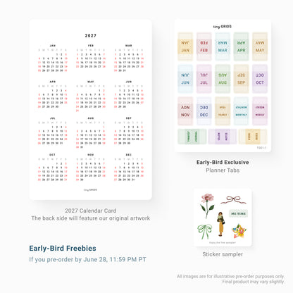 [Pre-Order] B6 Horizontal 2027 Dual Planner