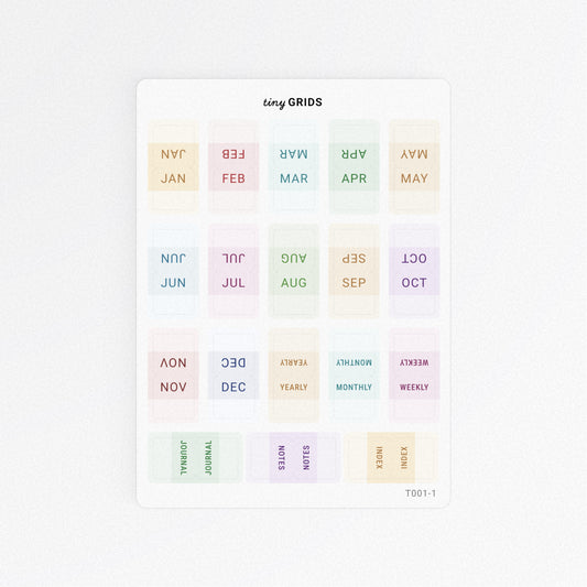 Planner Tabs
